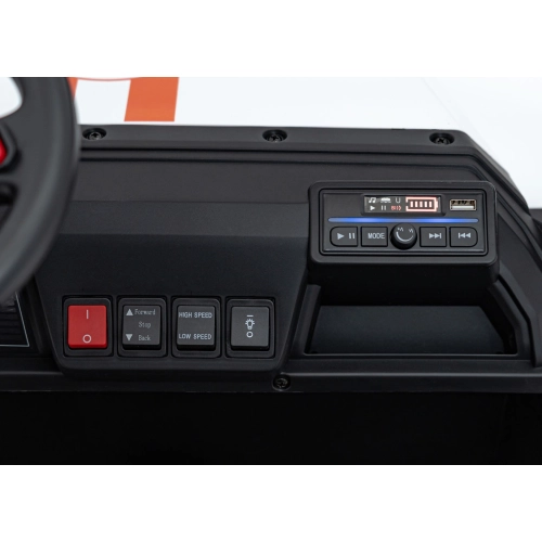 Autko dla dzieci Buggy 4-osobowy Champion Biały XMX-650C.BIA